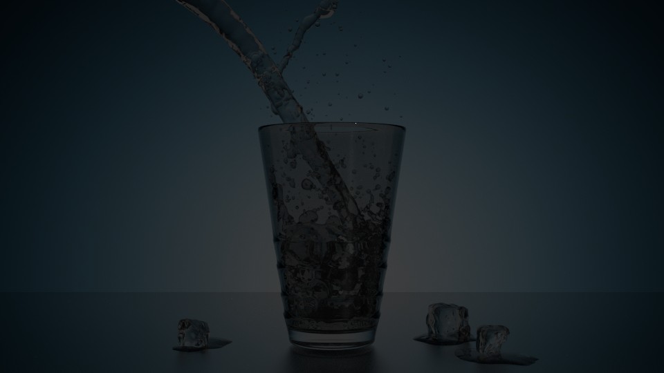 Realistic water in a glass. preview image 1